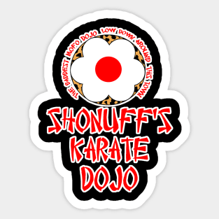 Shonuff karate dojo Sticker